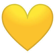 Žluté srdce - Vektorové emoji zdarma na creazilla.com